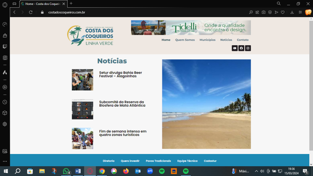 Site da Costa dos Coqueiros